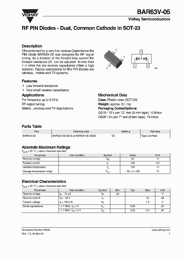 BAR63V-05_2196238.PDF Datasheet