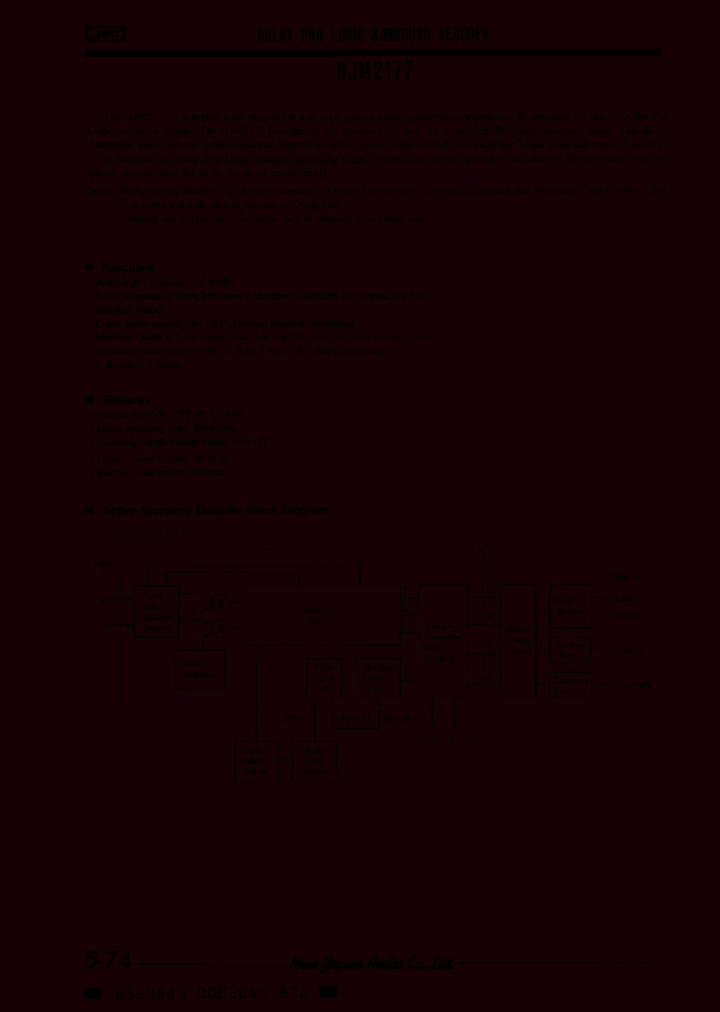 NJM2177FA1_2197705.PDF Datasheet