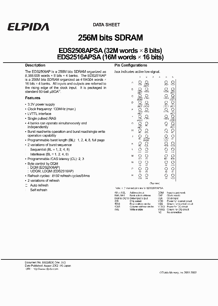 EDS2516APSA-75_2204374.PDF Datasheet