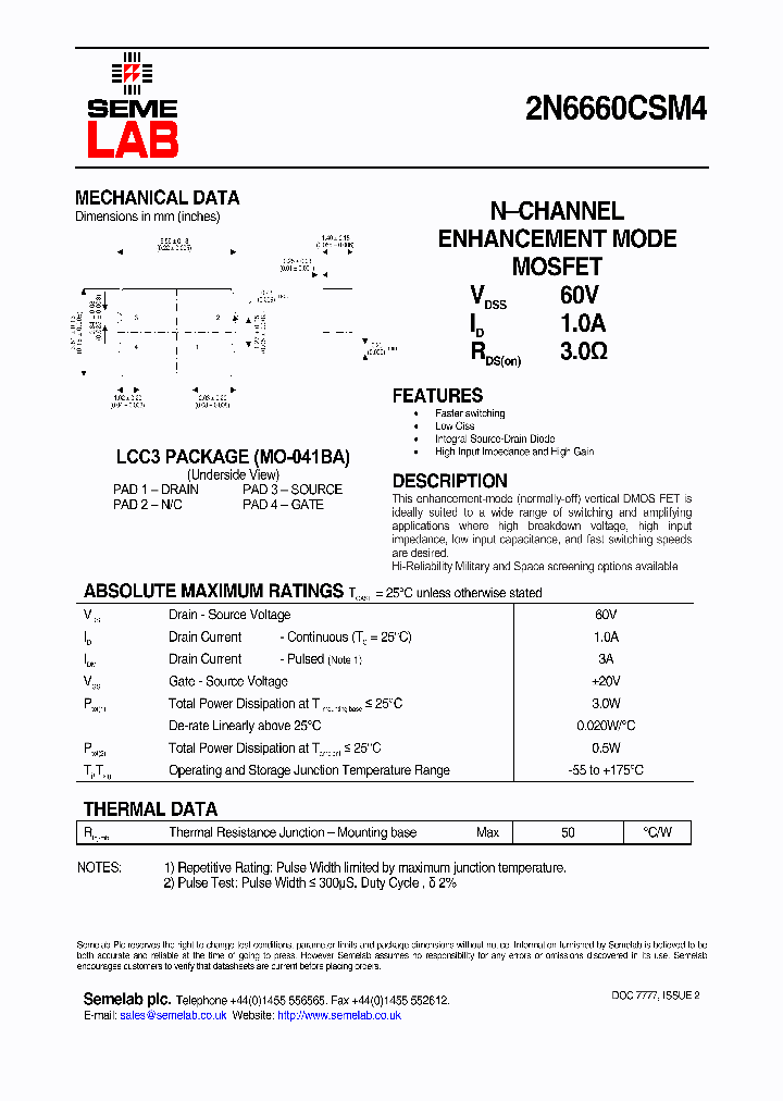 2N6660CSM40809_2204685.PDF Datasheet