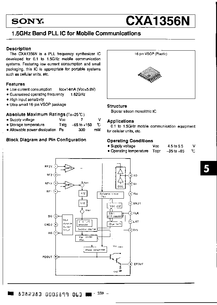 CXA1356N_2205064.PDF Datasheet