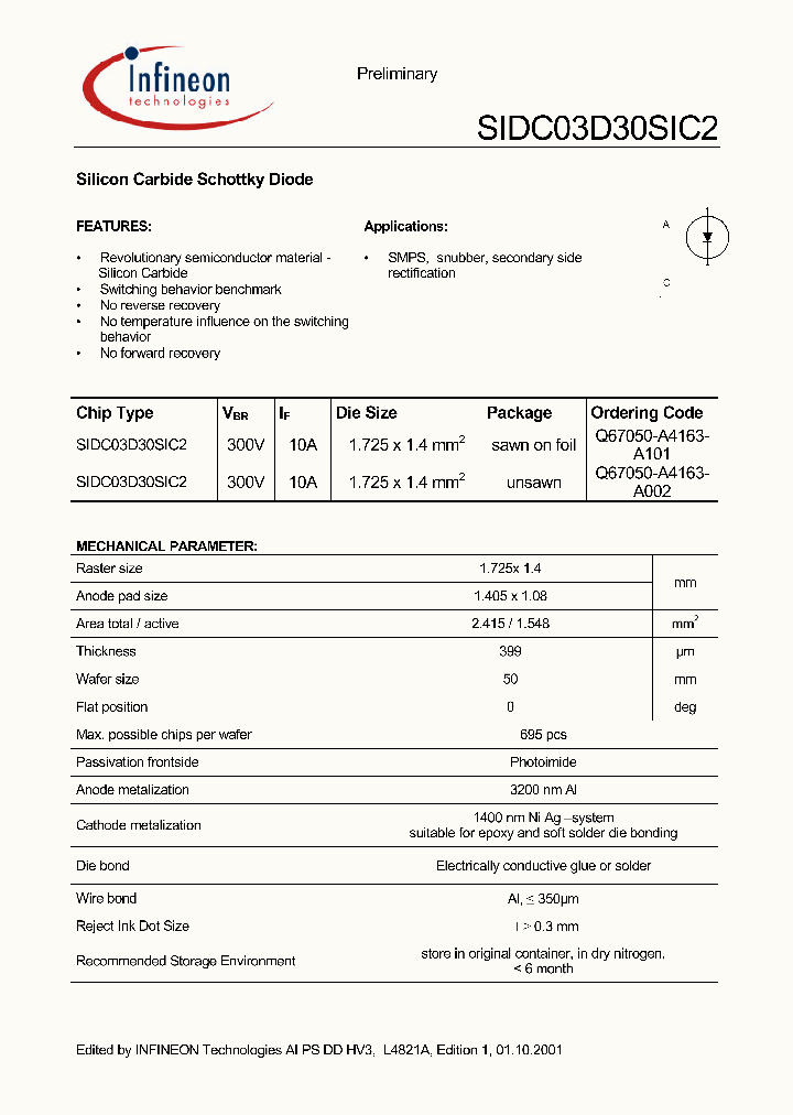 SIDC03D30SIC2SAWN_2207131.PDF Datasheet