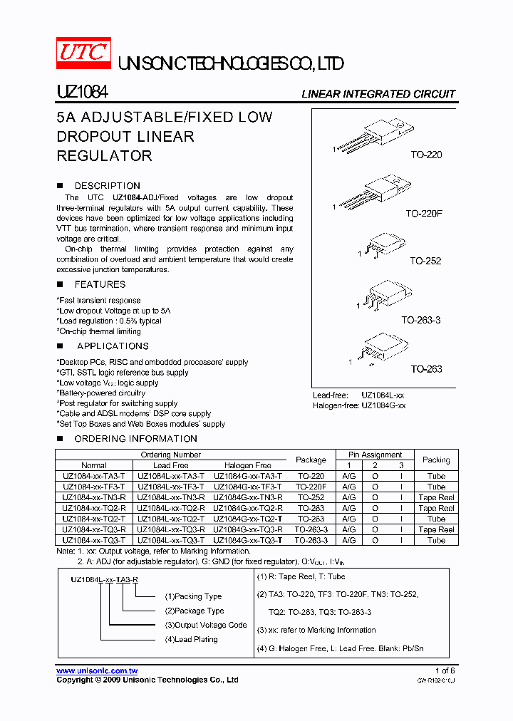 UZ1084-XX-TQ2-R_2207436.PDF Datasheet