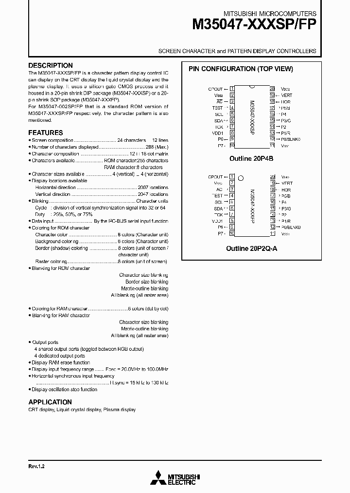 M35047-XXXFP_2209129.PDF Datasheet