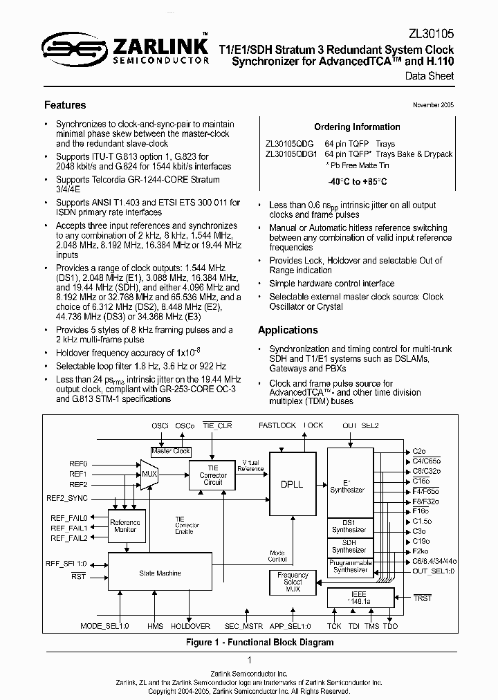 ZL30105_2209461.PDF Datasheet