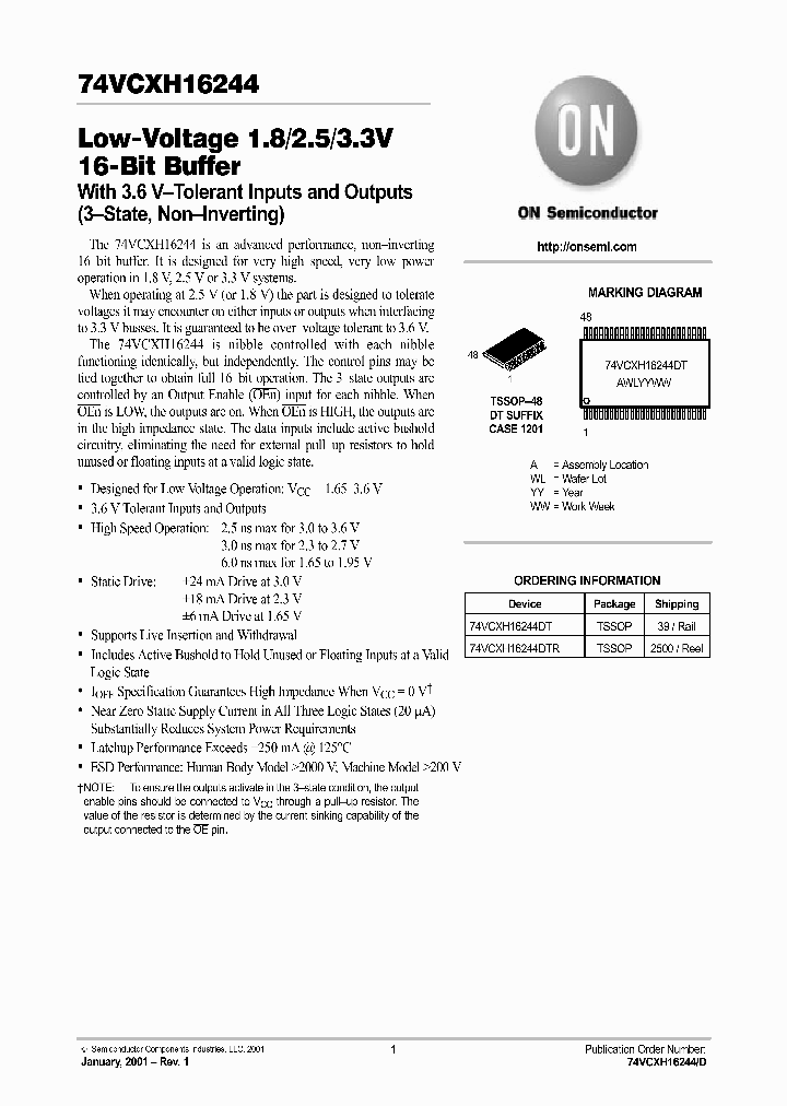 74VCXH16244-D_2211687.PDF Datasheet