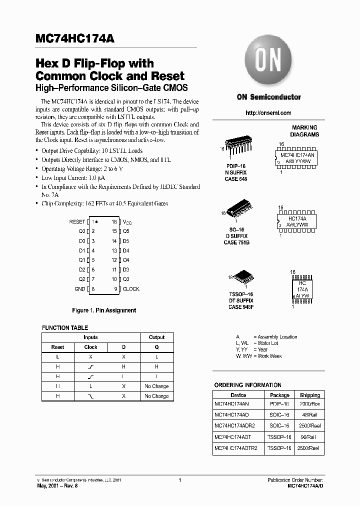 MC74HC174A-D_2213238.PDF Datasheet