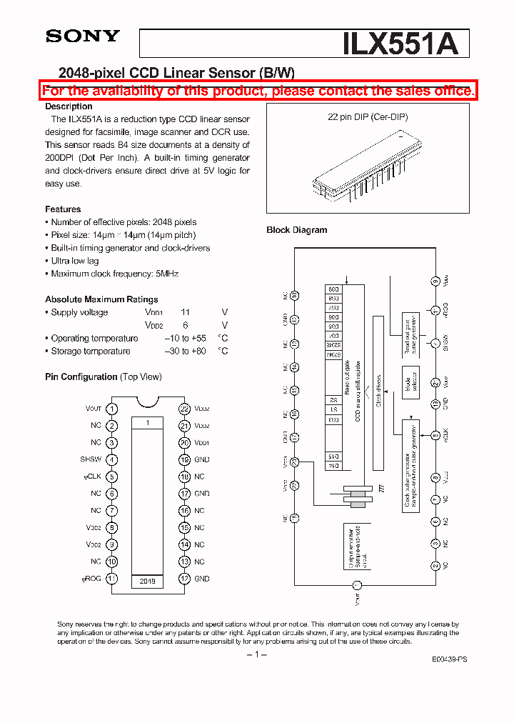 ILX551A_2215322.PDF Datasheet