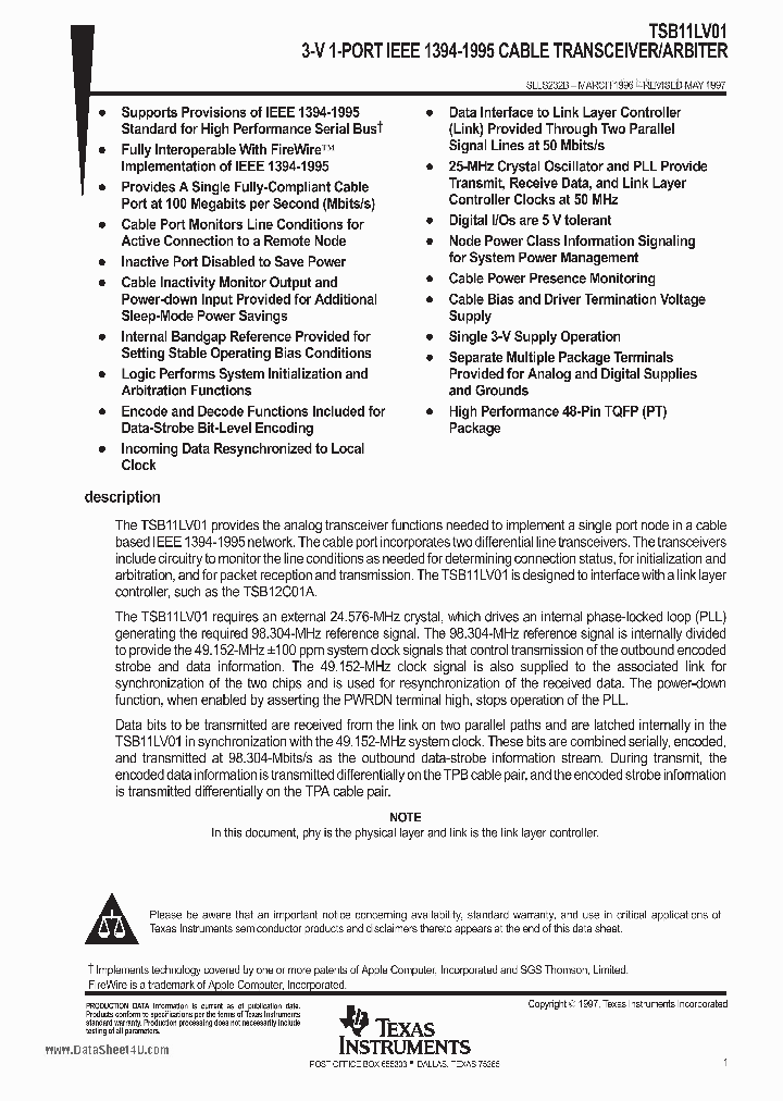 TSB11LV01_2216488.PDF Datasheet