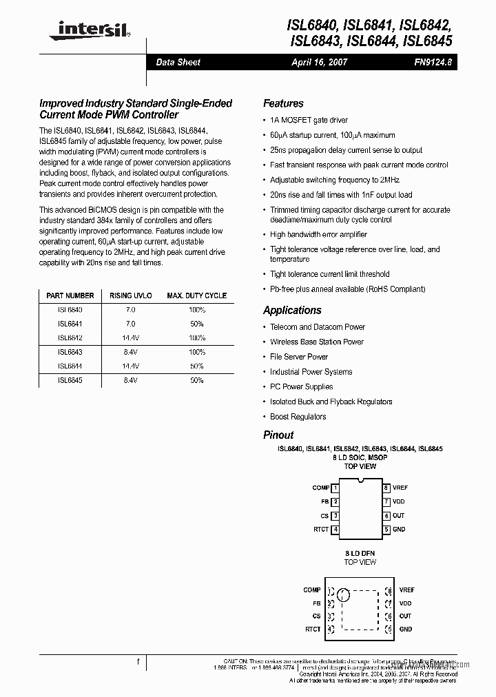 ISL6845_2219042.PDF Datasheet