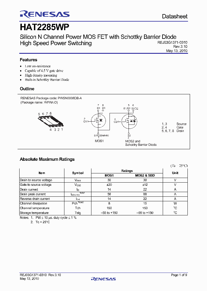 HAT2285WP10_2216577.PDF Datasheet