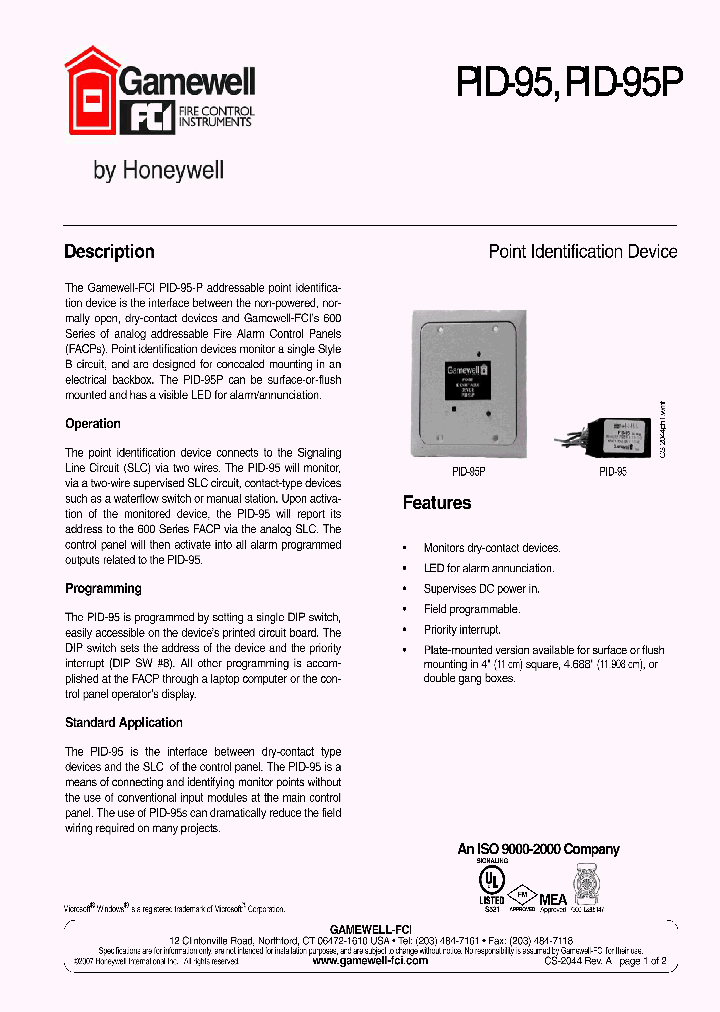 PID-95P_2217315.PDF Datasheet