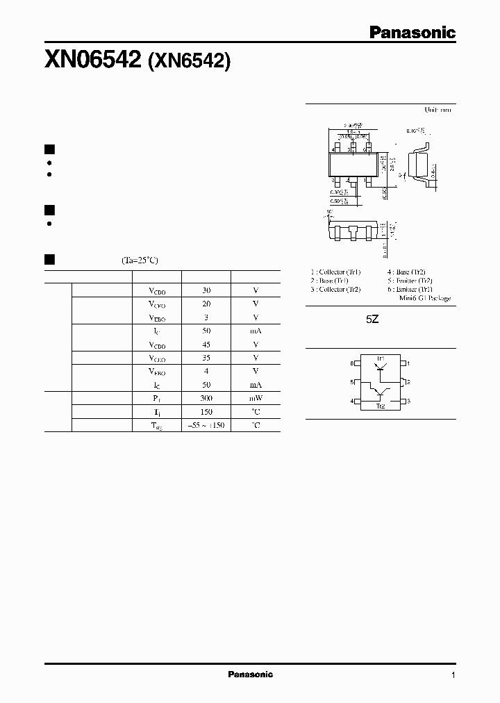 XN06542XN6542_2220810.PDF Datasheet