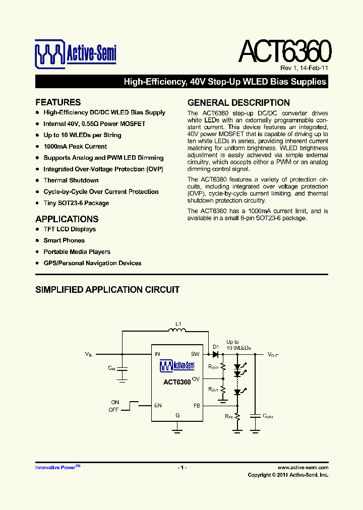 ACT636011_2216690.PDF Datasheet
