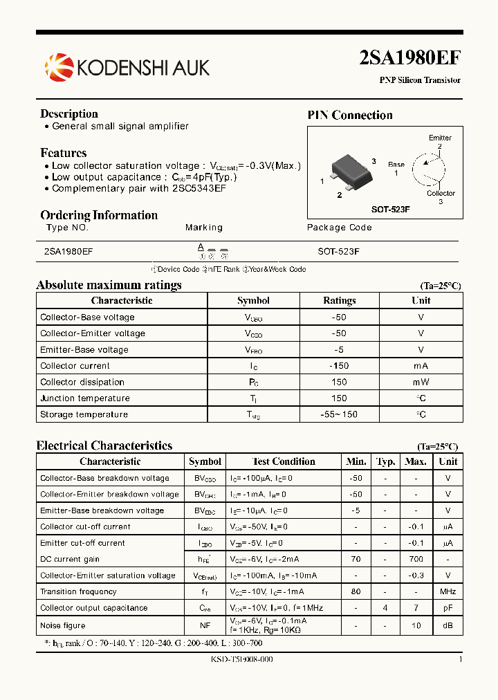 2SA1980EF_2220410.PDF Datasheet