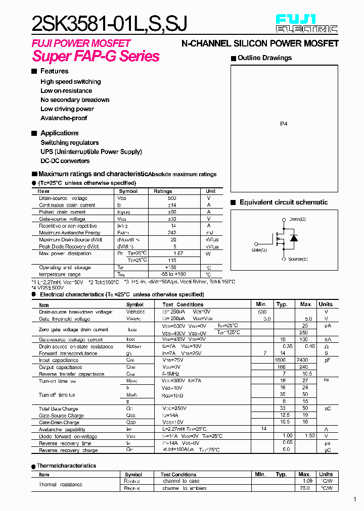 2SK3581-01S_2222382.PDF Datasheet