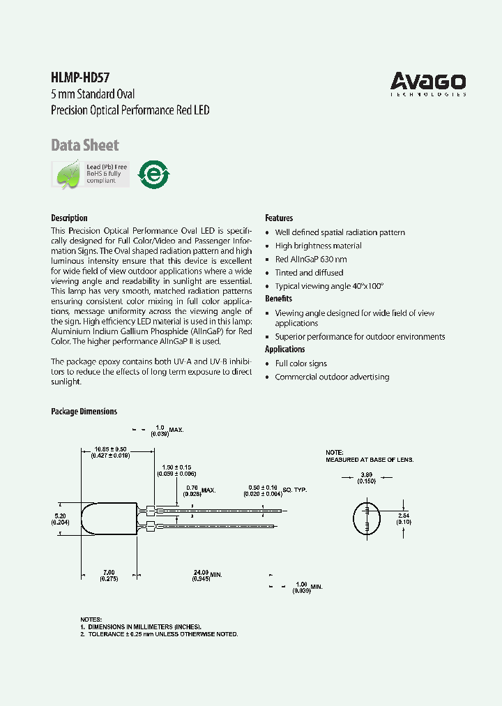 HLMP-HD57-NR0XX_2222063.PDF Datasheet