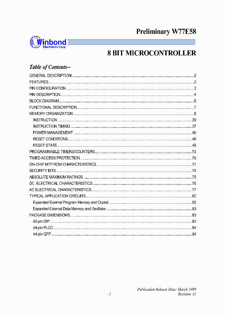W77E58-25_2222254.PDF Datasheet