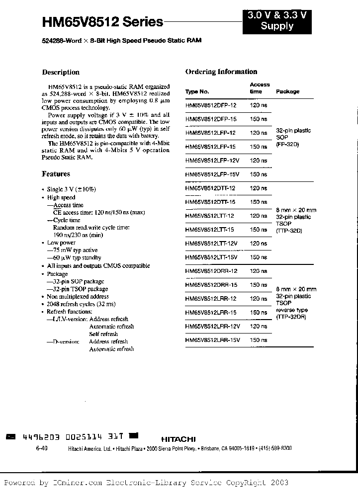 HM65V8512DFP-12_2224674.PDF Datasheet