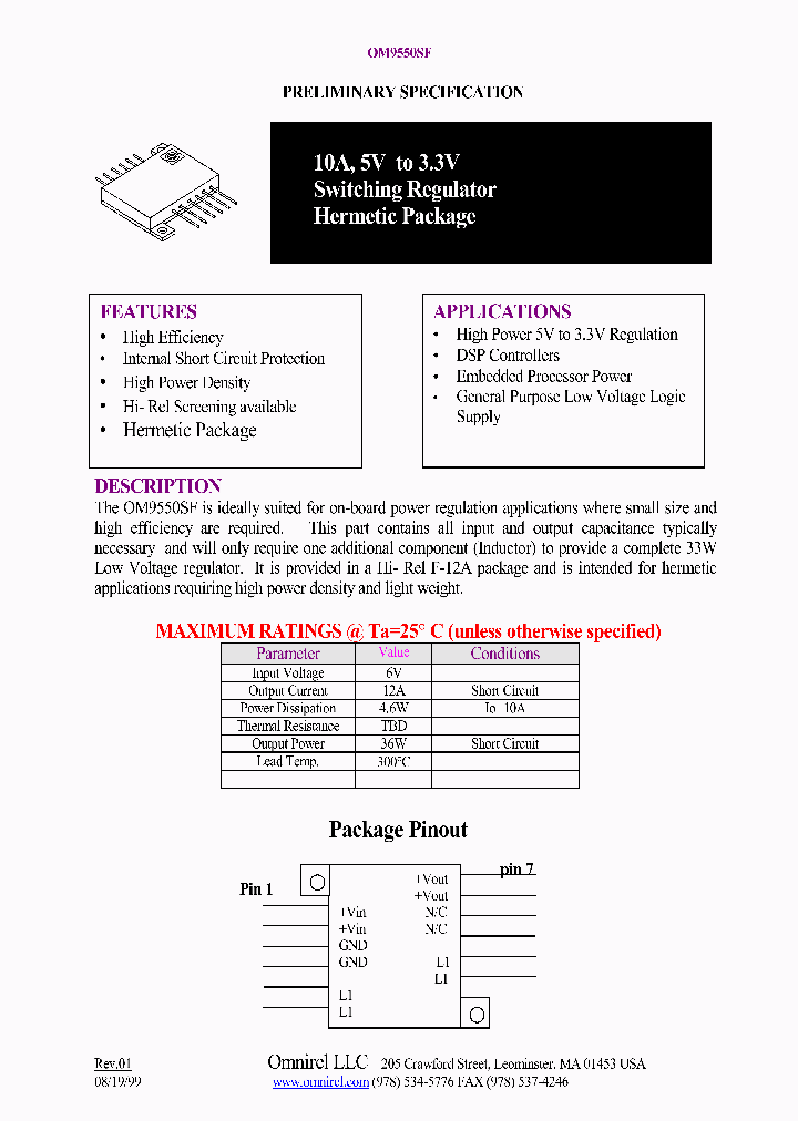 OM9550SF_2224707.PDF Datasheet
