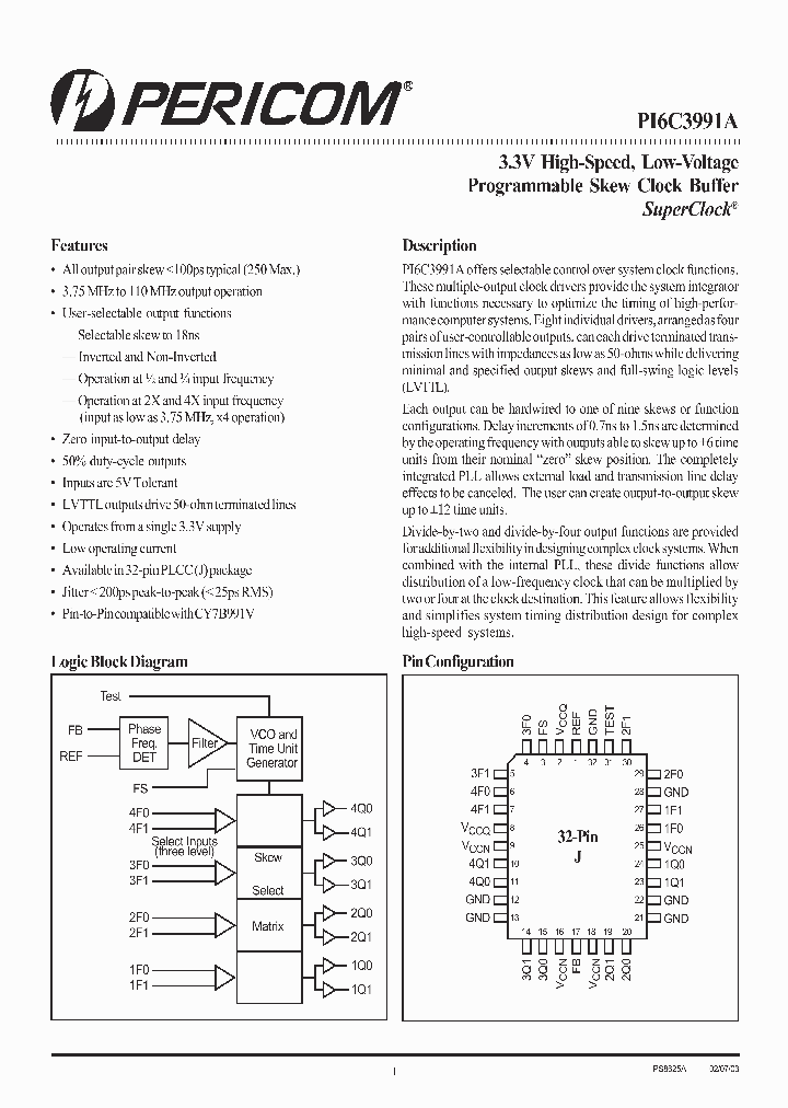 PI6C3991A-5I_2224118.PDF Datasheet