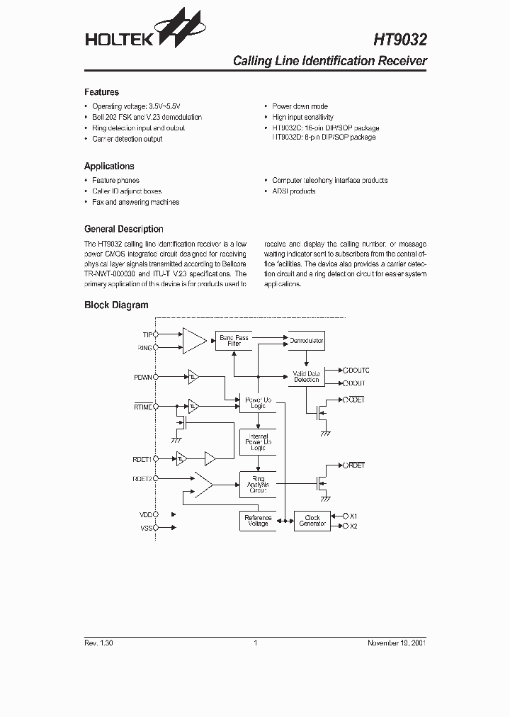 HT9032C-16DIP-A_2223935.PDF Datasheet