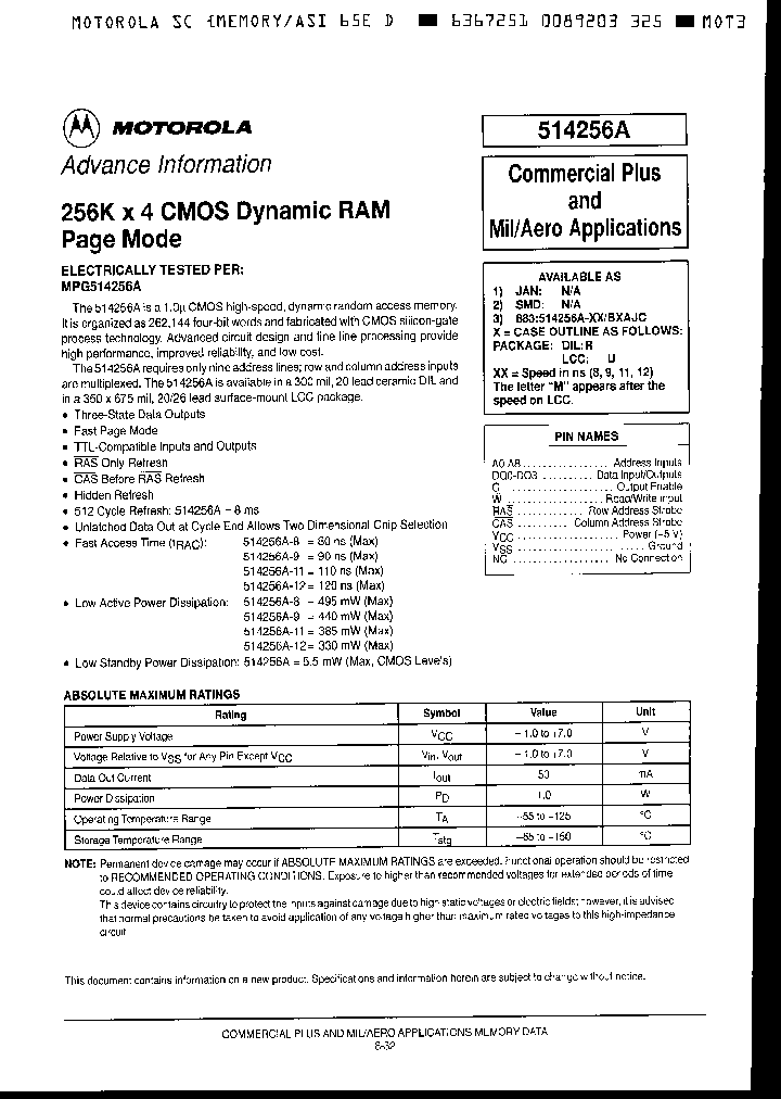 514256A-12MBUAJC_2225360.PDF Datasheet