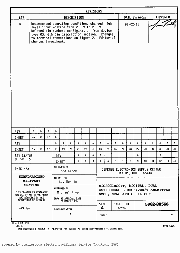 5962-8856602UX_2225167.PDF Datasheet