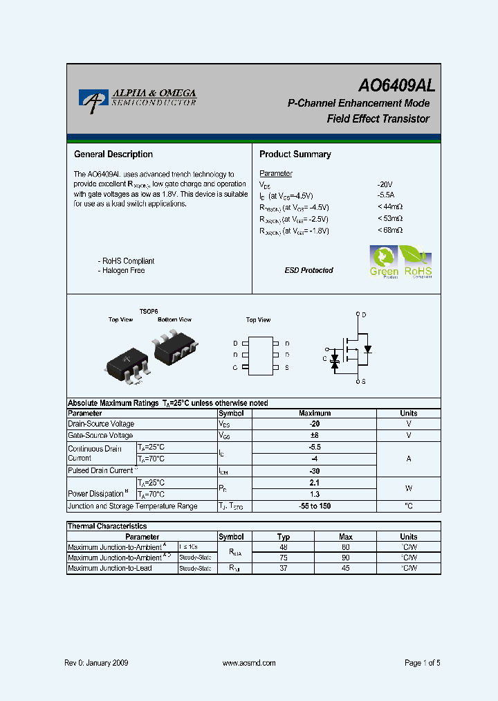 AO6409AL_2228160.PDF Datasheet