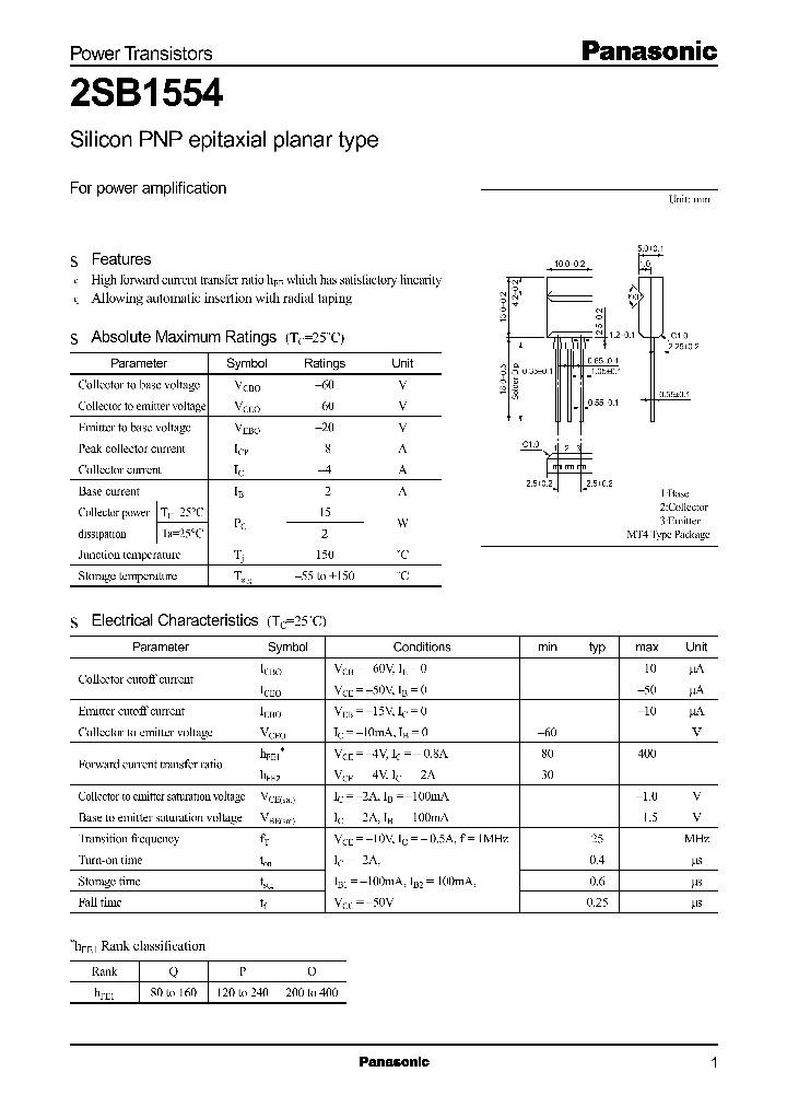 2SB1554P_2227078.PDF Datasheet