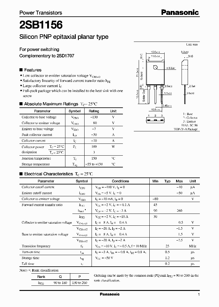2SB1156P_2226831.PDF Datasheet