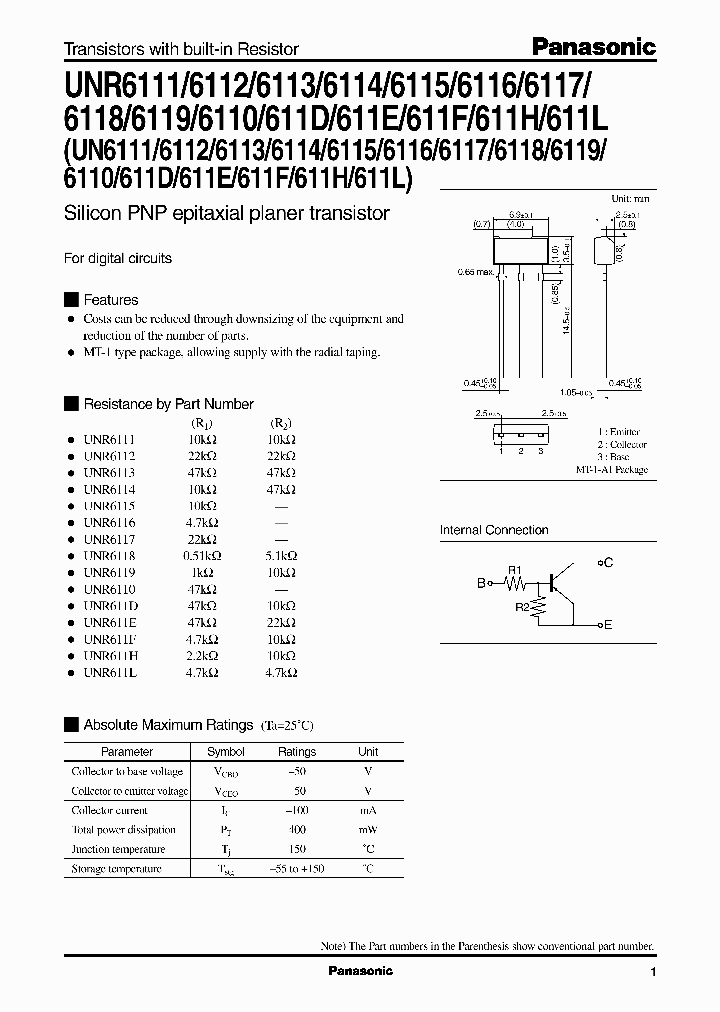 UNR6115UN6115_2227806.PDF Datasheet