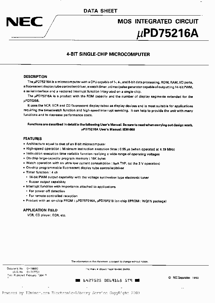 UPD75216ACW-XXX_2228322.PDF Datasheet