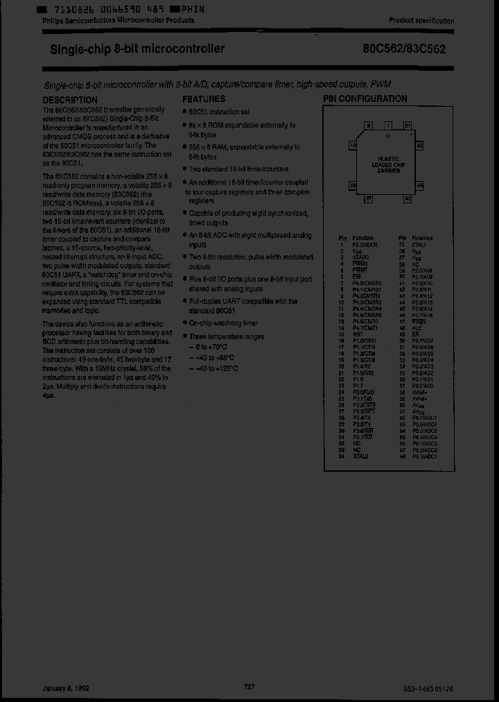 PCA83C562-12WPXXX_2227983.PDF Datasheet