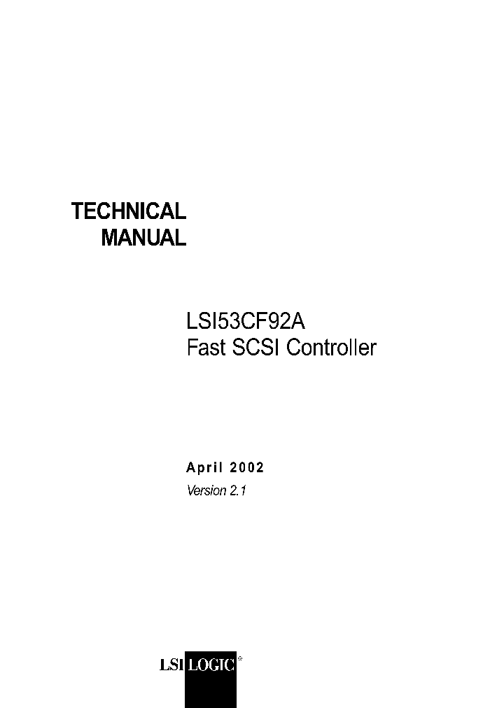 LSI53CF92A64TQFP_2230556.PDF Datasheet