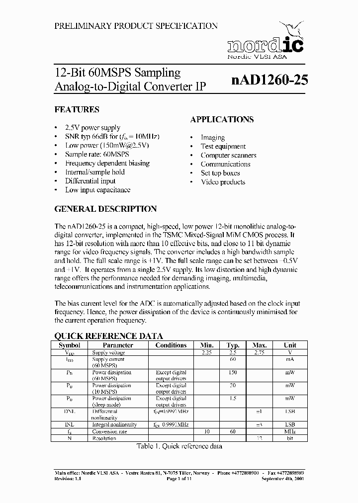 NAD1260-25_2230640.PDF Datasheet