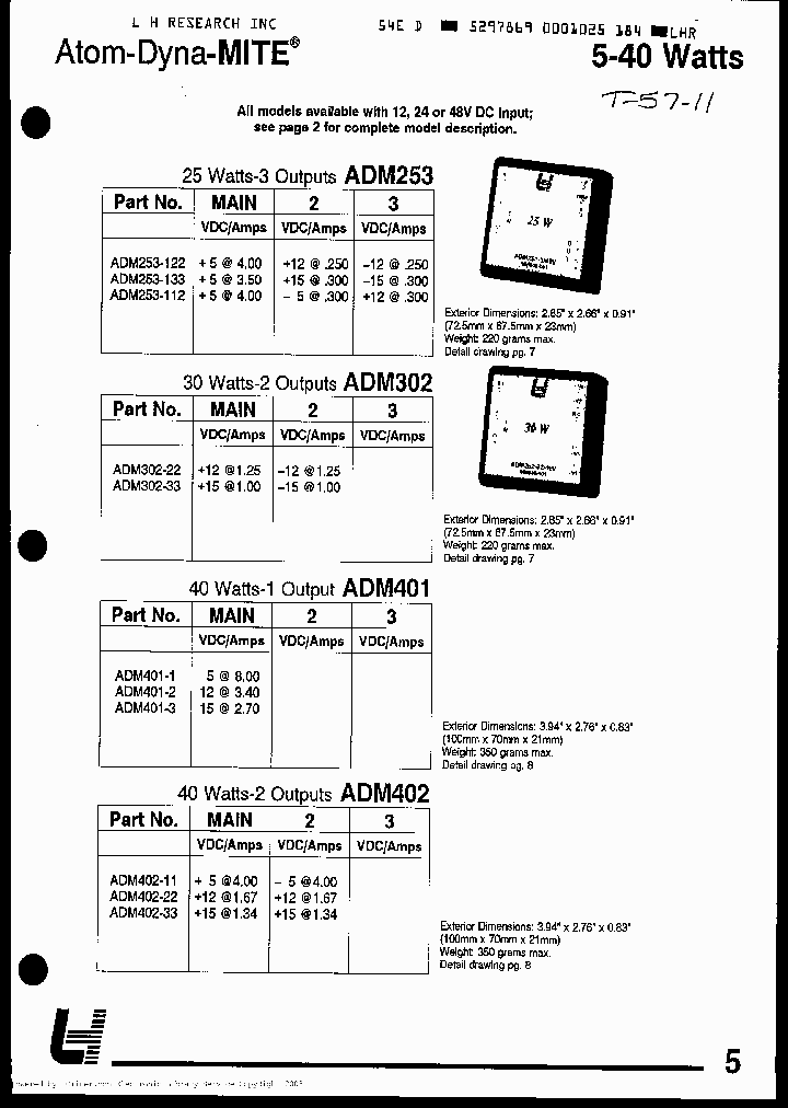 ADM253-13312VDC_2229654.PDF Datasheet