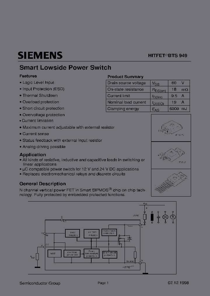BTS949Q67060-A7003-A2_2232141.PDF Datasheet