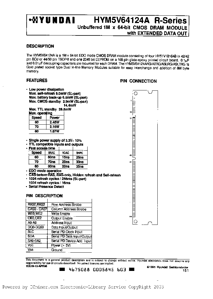 HYM5V64124ASLRG-80_2233491.PDF Datasheet