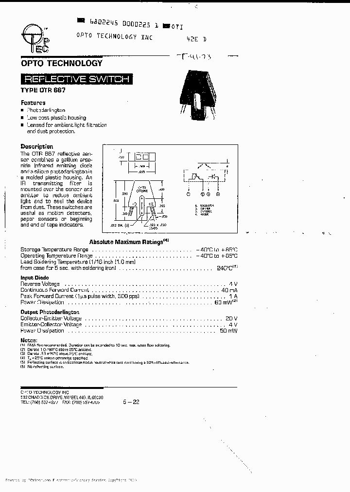 OTR667_2232285.PDF Datasheet