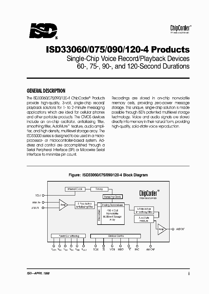 ISD33075PRODUCTS_2233638.PDF Datasheet