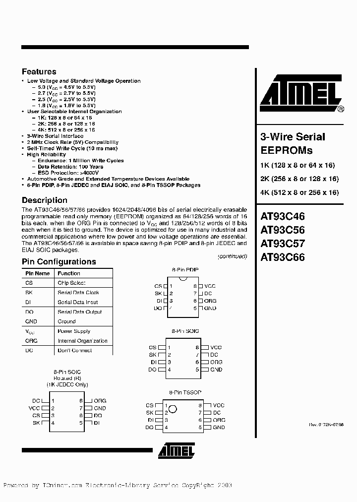 AT93C57W-10SC-27_2234289.PDF Datasheet