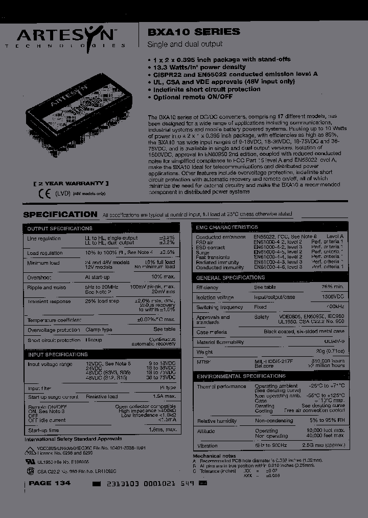 BXA10-48S12W-S_2236799.PDF Datasheet