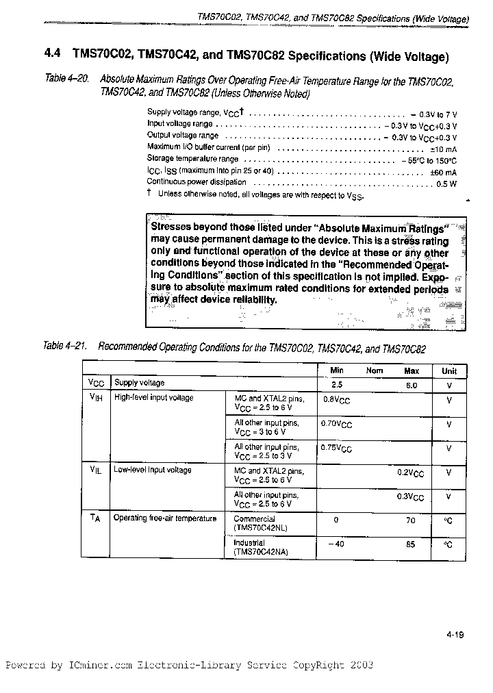 TMS70C82NL_2236967.PDF Datasheet