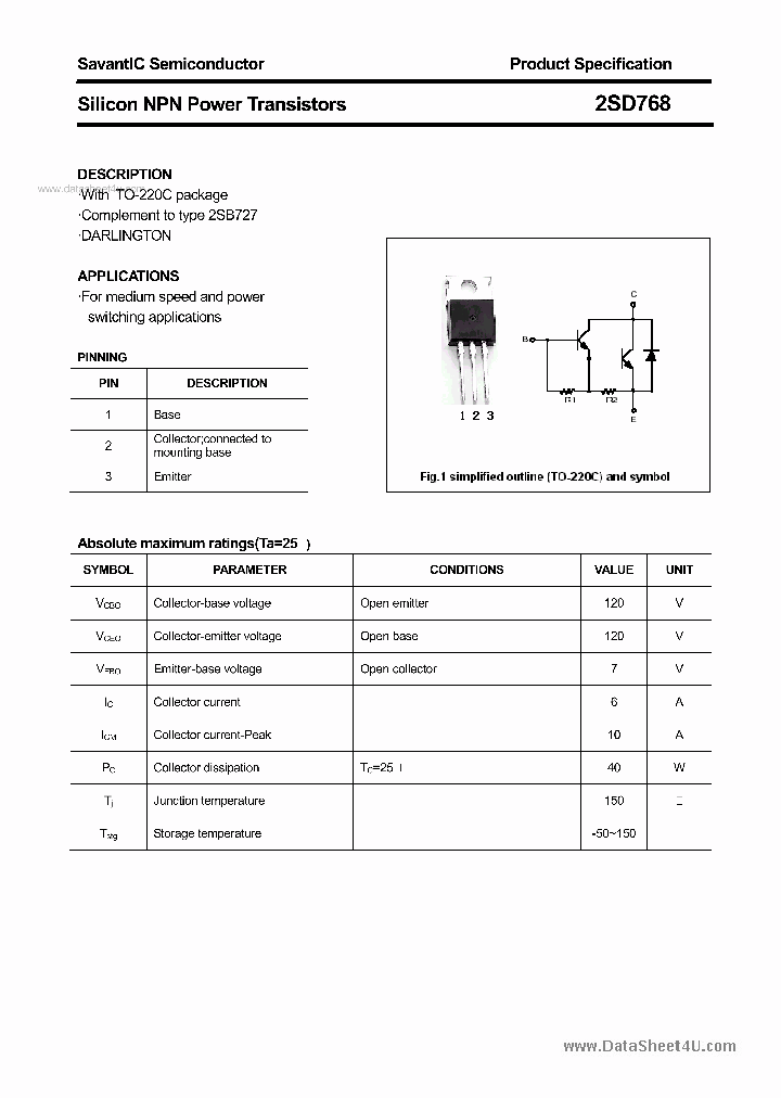 2SD768_2236388.PDF Datasheet