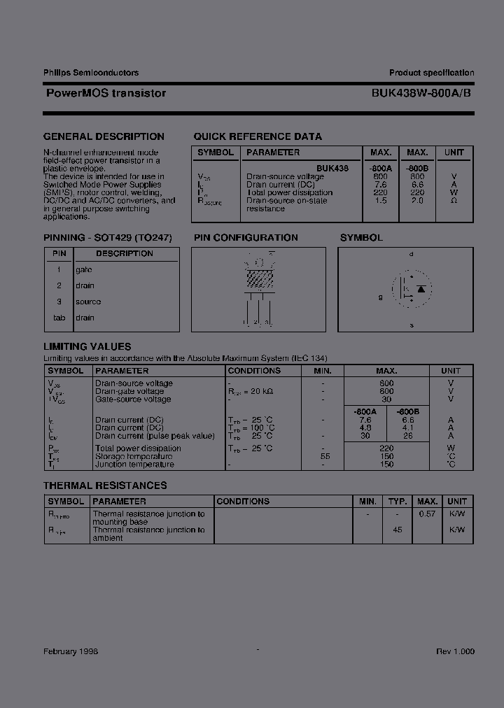 BUK438W800B_2238153.PDF Datasheet