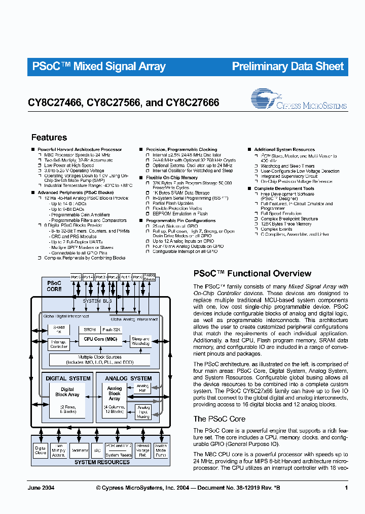 CY8C27566-SPLFXI_2238518.PDF Datasheet