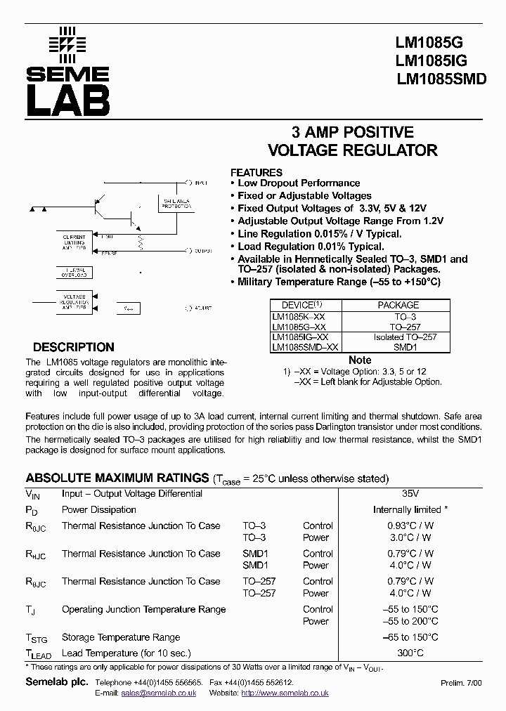LM1085SMD_2237501.PDF Datasheet