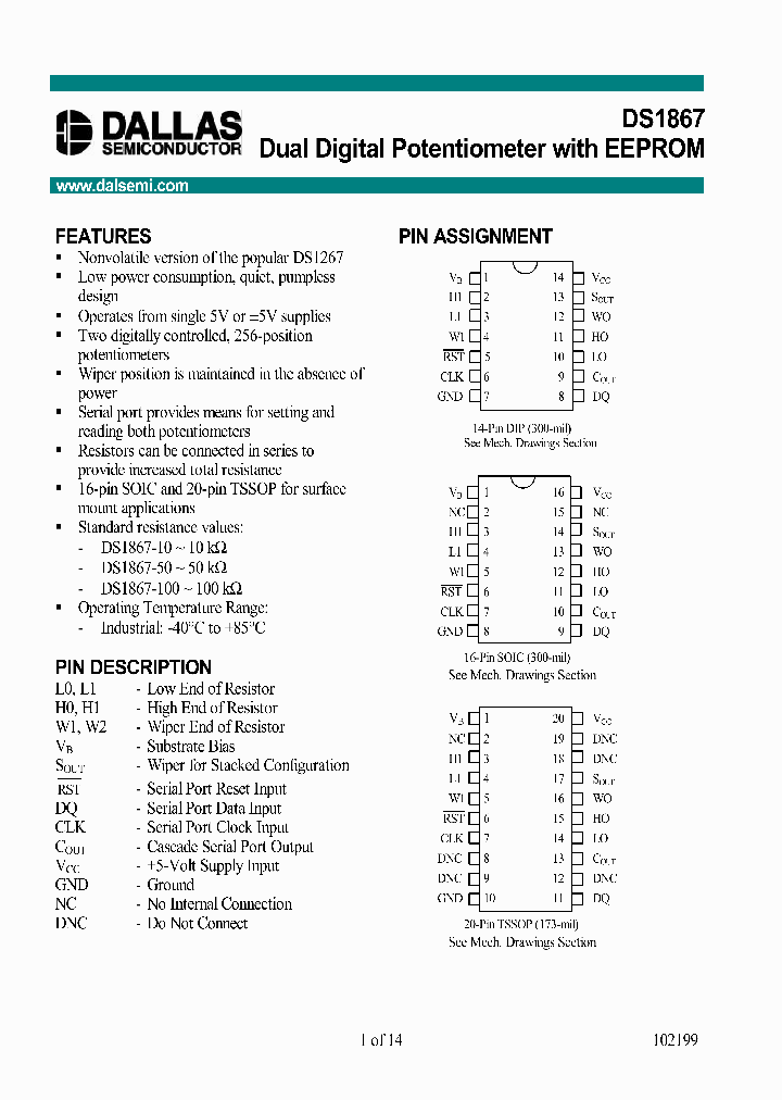 DS1867S-050_2235043.PDF Datasheet