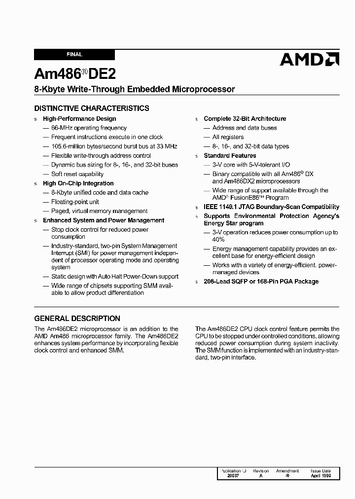 AM486DE2-66V8THC_2238633.PDF Datasheet